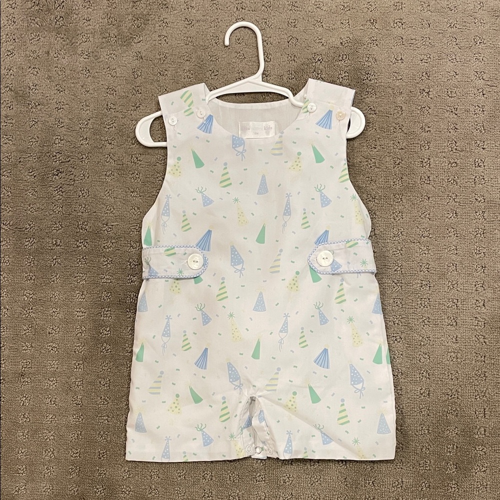 Adorable Romper with Party Print